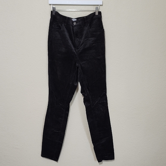 LOFT Pants - LOFT Black/Gray Skinny Corduroy Pants